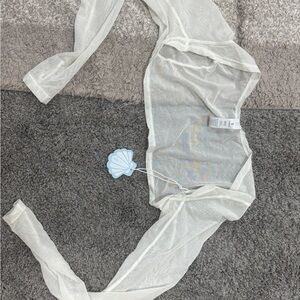 POPFLEX Sheer White Camisole